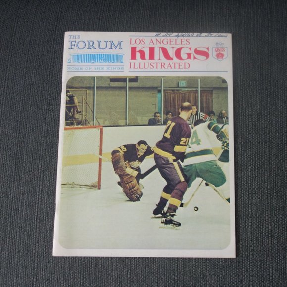Vintage Los Angeles Kings Illustrated vs St Louis Blues Tuesday February 4 1969 - Picture 1 of 9